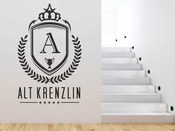 Wandtattoo Alt Krenzlin Wappen