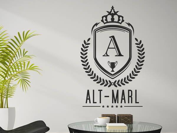 Wandtattoo Alt-Marl Wappen