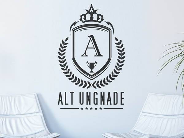 Wandtattoo Alt Ungnade Wappen
