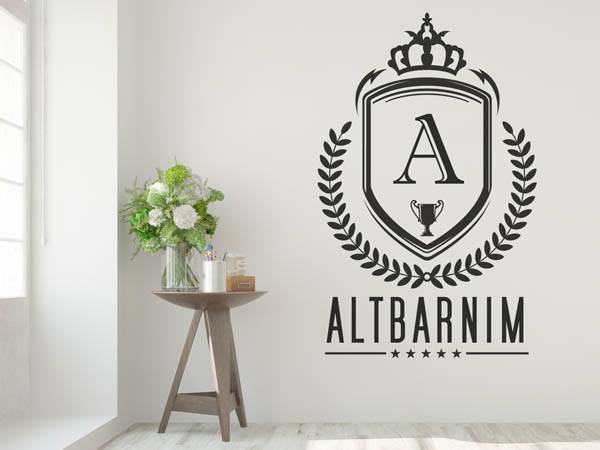 Wandtattoo Altbarnim Wappen