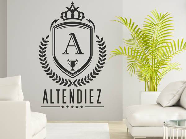Wandtattoo Altendiez Wappen