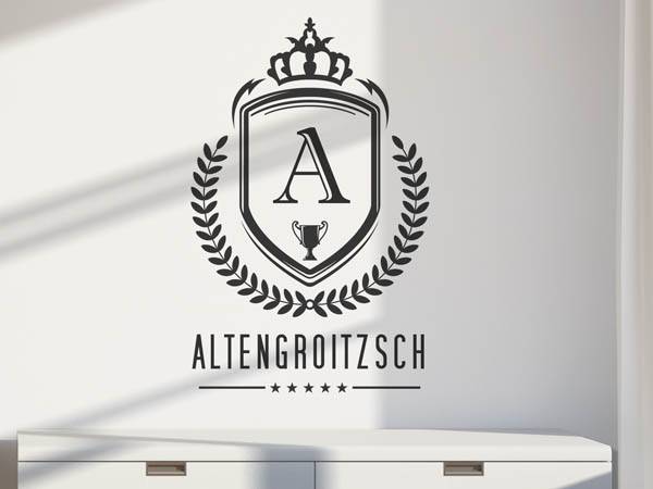 Wandtattoo Altengroitzsch Wappen