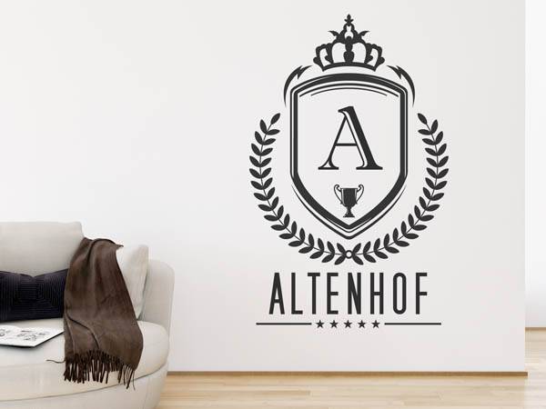 Wandtattoo Altenhof Wappen