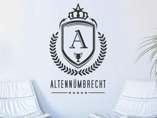 Wandtattoo Altennümbrecht Wappen