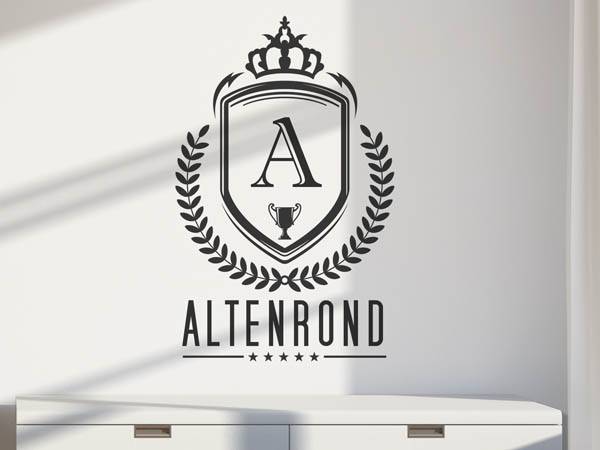 Wandtattoo Altenrond Wappen
