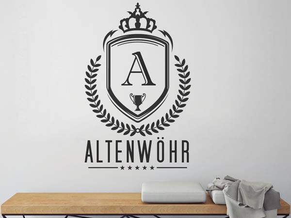 Wandtattoo Altenwöhr Wappen