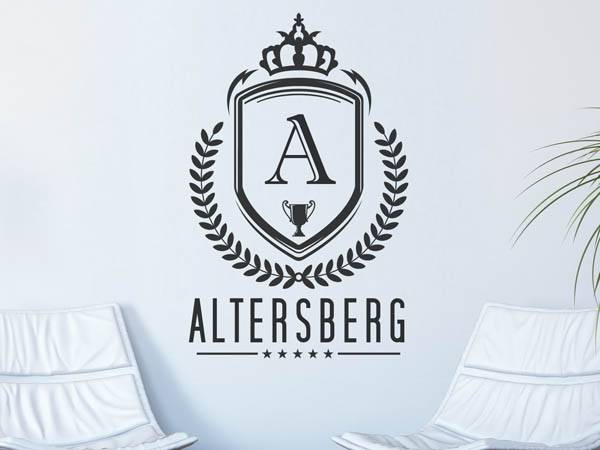Wandtattoo Altersberg Wappen