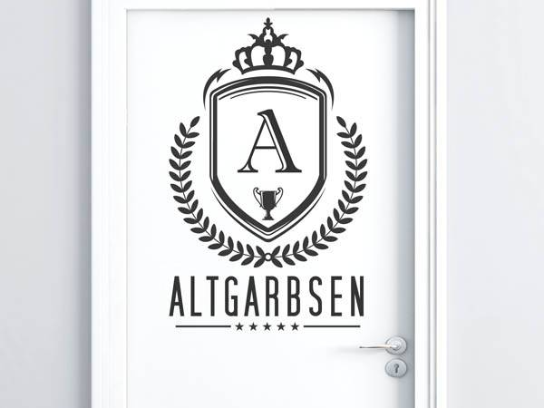 Wandtattoo Altgarbsen Wappen