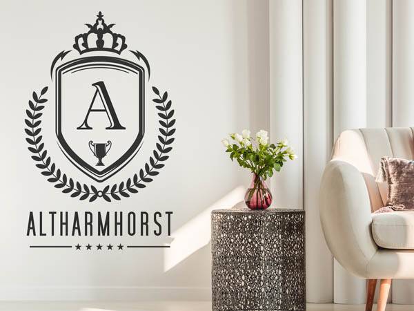 Wandtattoo Altharmhorst Wappen