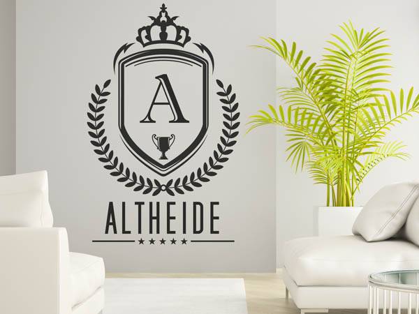 Wandtattoo Altheide Wappen
