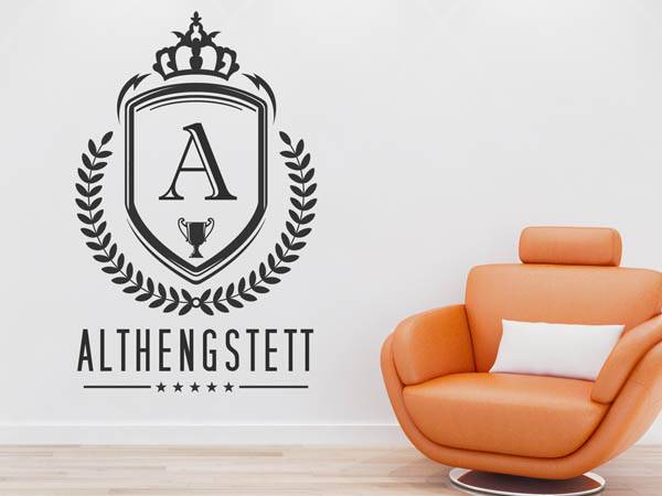 Wandtattoo Althengstett Wappen