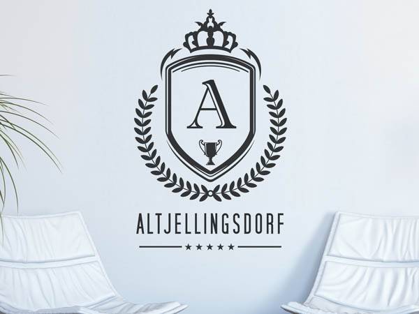 Wandtattoo Altjellingsdorf Wappen