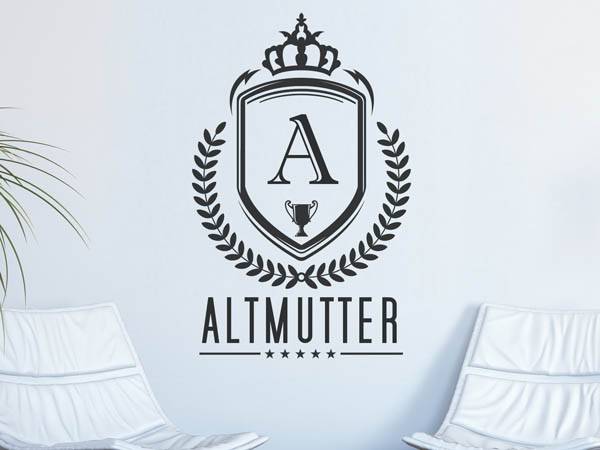 Wandtattoo Altmutter Wappen