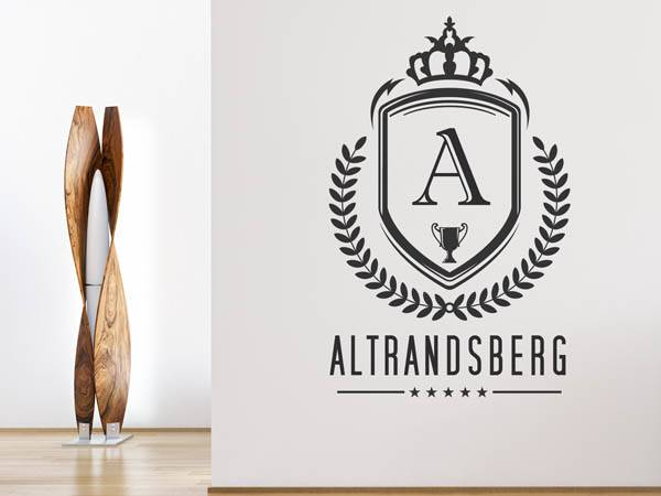 Wandtattoo Altrandsberg Wappen