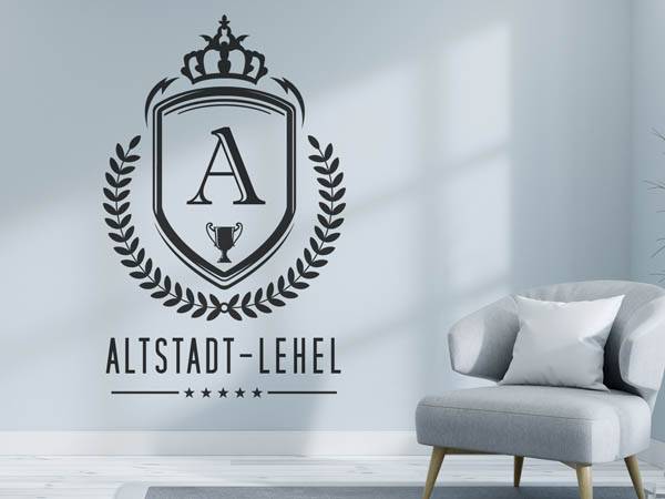 Wandtattoo Altstadt-Lehel Wappen