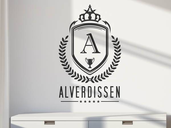 Wandtattoo Alverdissen Wappen