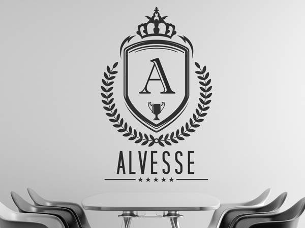 Wandtattoo Alvesse Wappen