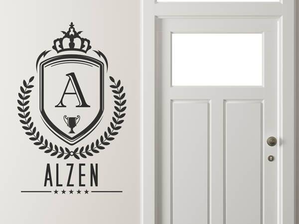 Wandtattoo Alzen Wappen