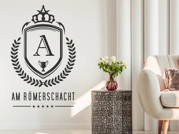 Wandtattoo Am Römerschacht Wappen