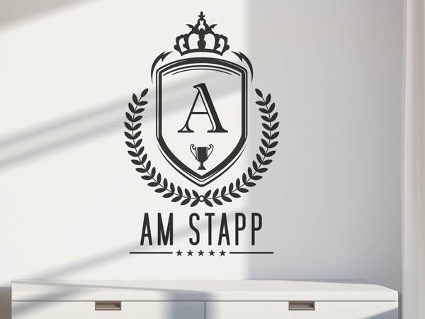 Wandtattoo Am Stapp Wappen