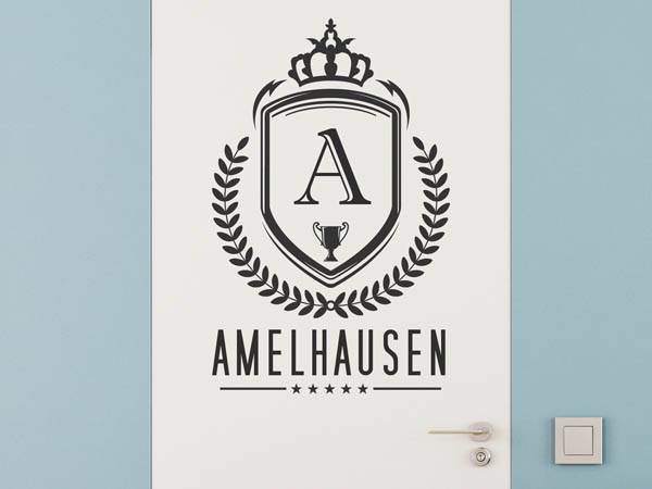 Wandtattoo Amelhausen Wappen