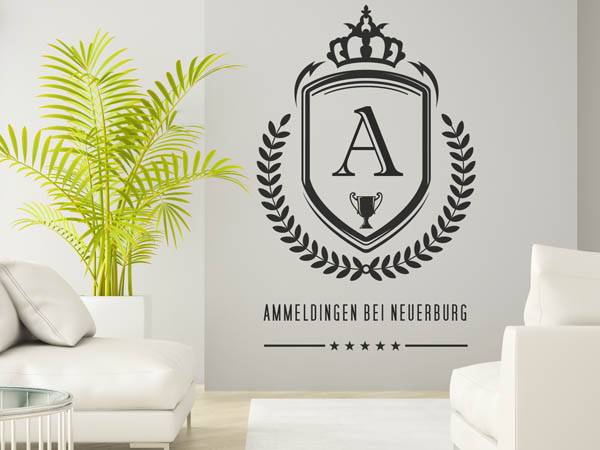 Wandtattoo Ammeldingen bei Neuerburg Wappen