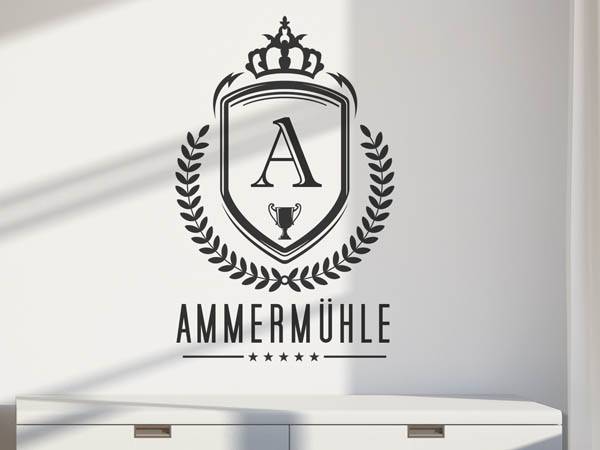Wandtattoo Ammermühle Wappen
