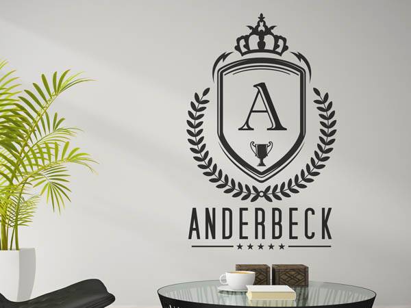 Wandtattoo Anderbeck Wappen