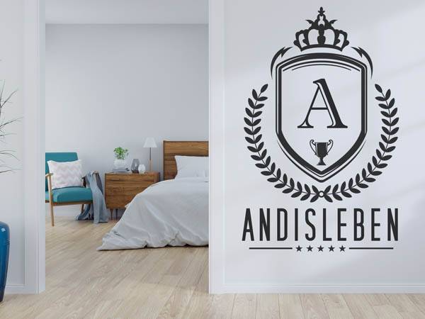 Wandtattoo Andisleben Wappen