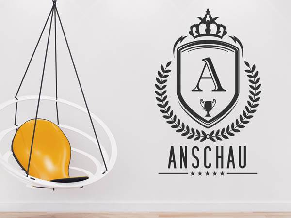 Wandtattoo Anschau Wappen