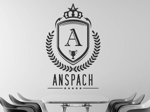 Wandtattoo Anspach Wappen