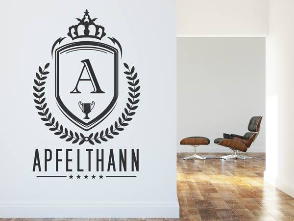 Wandtattoo Apfelthann Wappen