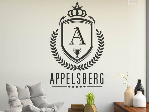 Wandtattoo Appelsberg Wappen