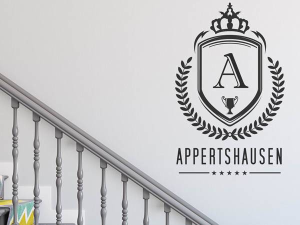 Wandtattoo Appertshausen Wappen