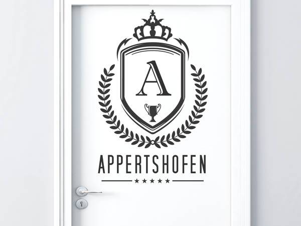 Wandtattoo Appertshofen Wappen