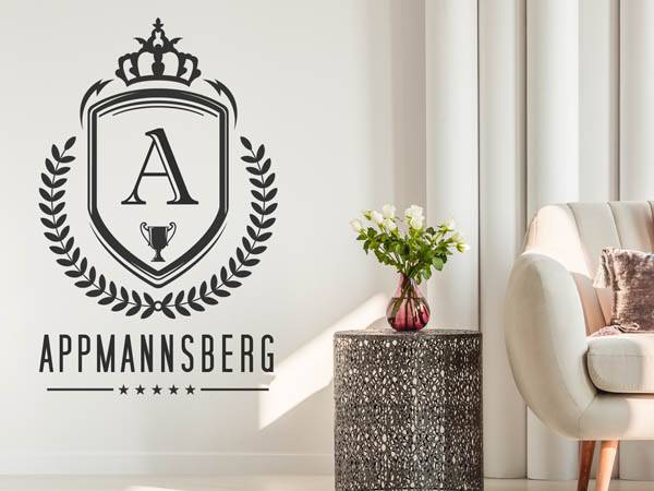 Wandtattoo Appmannsberg Wappen