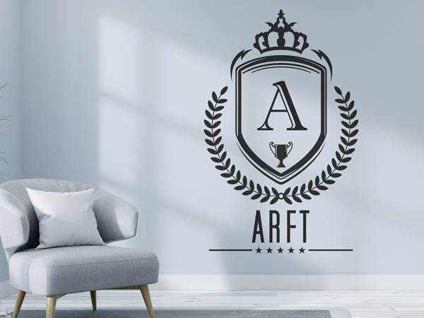 Wandtattoo Arft Wappen