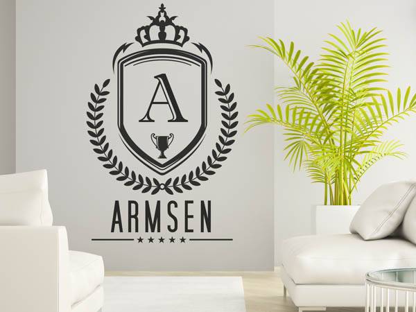 Wandtattoo Armsen Wappen