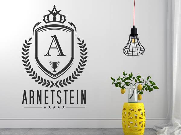 Wandtattoo Arnetstein Wappen