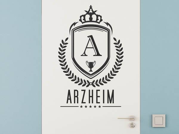 Wandtattoo Arzheim Wappen