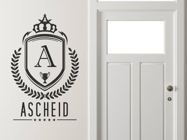 Wandtattoo Ascheid Wappen