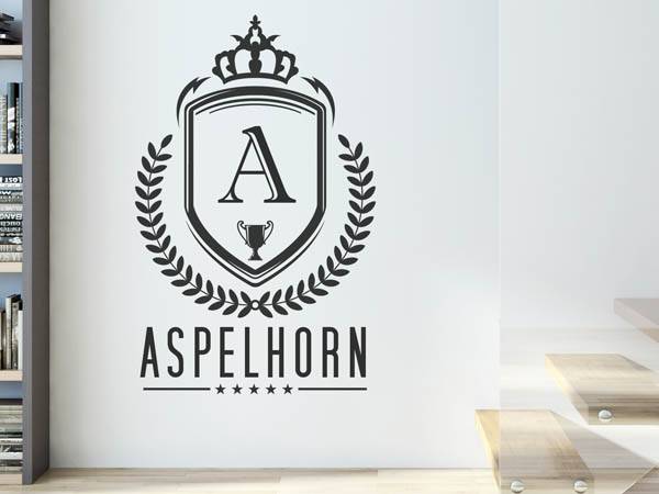 Wandtattoo Aspelhorn Wappen