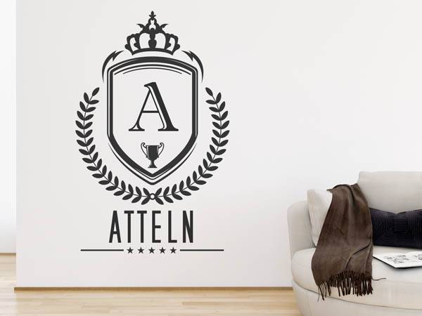 Wandtattoo Atteln Wappen