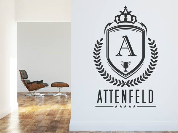 Wandtattoo Attenfeld Wappen