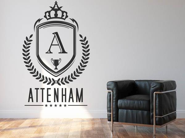 Wandtattoo Attenham Wappen