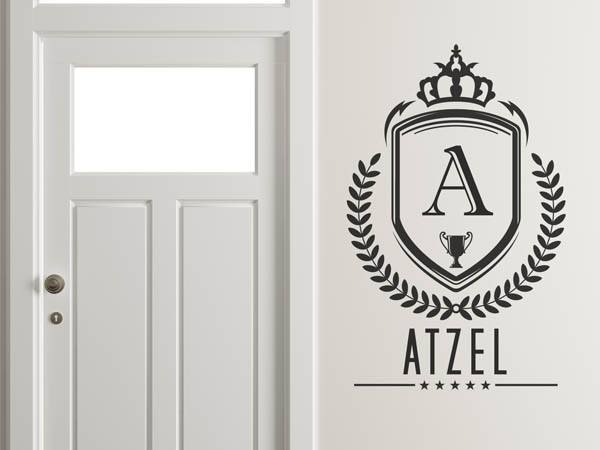 Wandtattoo Atzel Wappen