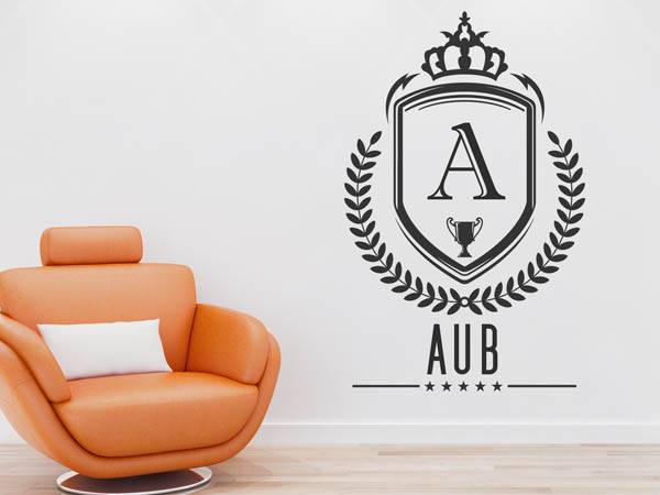 Wandtattoo Aub Wappen