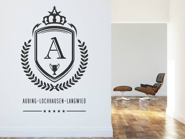 Wandtattoo Aubing-Lochhausen-Langwied Wappen