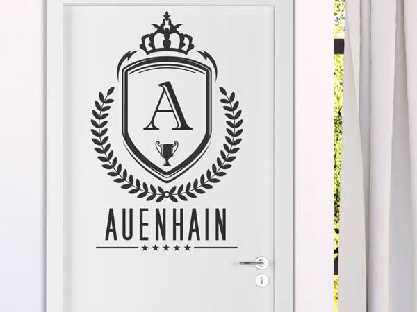Wandtattoo Auenhain Wappen