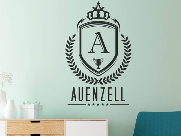 Wandtattoo Auenzell Wappen